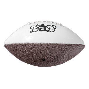 Personalisierter Vatertag Minimalistischer Vater K Football