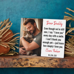Personalisierter Vatertag mit Tier   Süße Tiere  Fotoplatte
