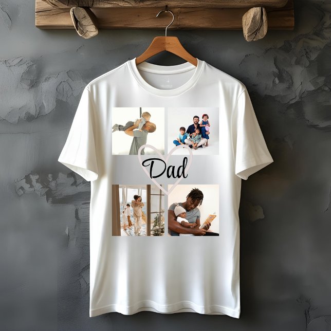 Personalisierter Vatertag - Superhelden Papa T-Shirt (Von Creator hochgeladen)