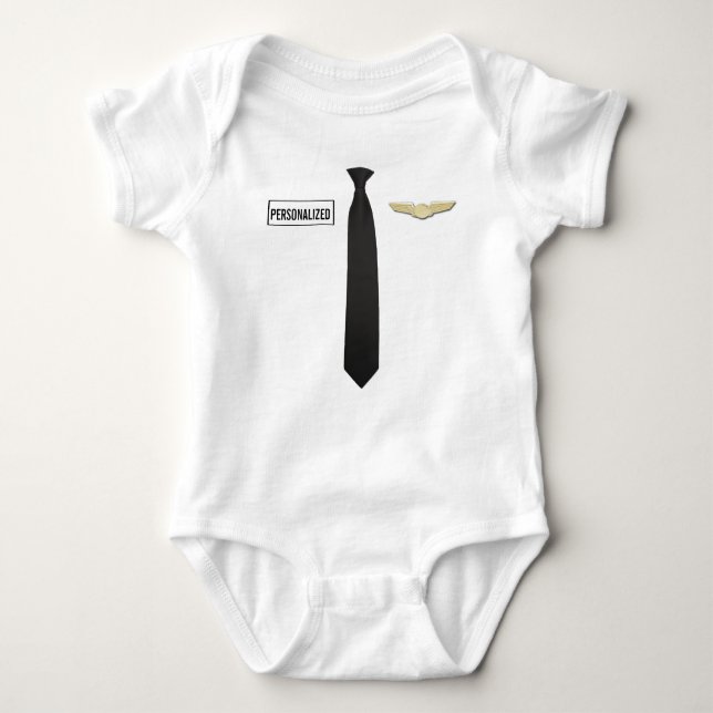 Personalisierter Versuchsbodysuit, Baby Strampler (Vorderseite)