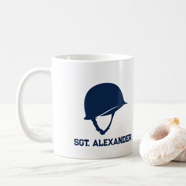 Personalisierter Veteranen Tag Tasse Individuelle  (Mit Donut)