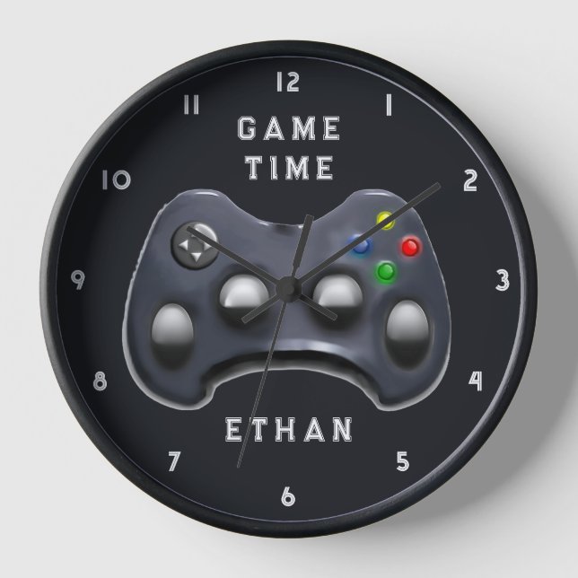Personalisierter VideoGamer Uhr (Vorderseite)