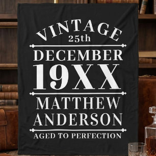 Personalisierter Vintage-Artikel, gealtert bis zur Fleecedecke