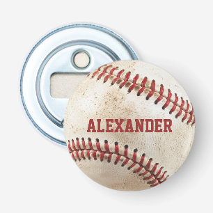 Personalisierter Vintage-Baseball Flaschenöffner