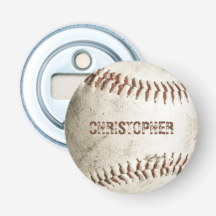 Personalisierter Vintage-Baseball Flaschenöffner