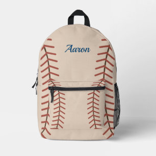 Personalisierter Vintage-Baseball-Rucksack  Bedruckter Rucksack