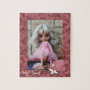 Personalisierter, vintage Bilderrahmen Puzzle