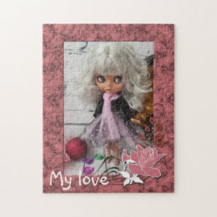 Personalisierter, vintage Bilderrahmen Puzzle