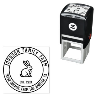Personalisierter Vintage-Familienbauernhof  Permastempel