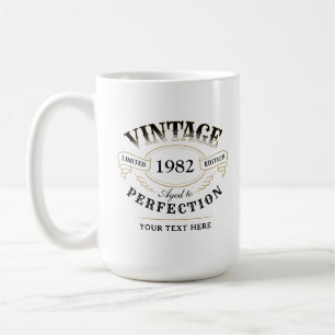 Personalisierter Vintage Geburtstag, gealtert bis Kaffeetasse