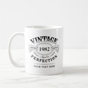 Personalisierter Vintage Geburtstag, gealtert bis Kaffeetasse