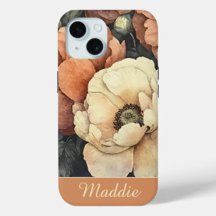 Personalisierter Vintage-hübscher Rosa Floral Case-Mate iPhone Hülle