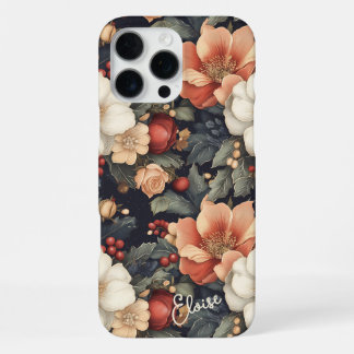 Personalisierter Vintage Shabby Chic Pastellrosa P iPhone 16 Pro Max Hülle