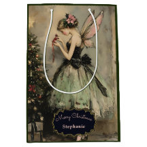 Personalisierter Vintage-Weihnachtsfee-Baum