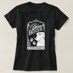 Personalisierter Vintager Boxer T-Shirt