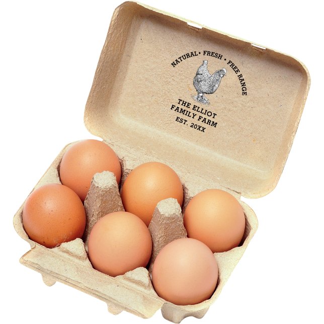 Personalisierter Vintager Familienbetrieb Gummistempel (Von Creator hochgeladen)