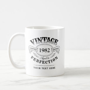 Personalisierter Vintager Geburtstag bis Vollendun Kaffeetasse