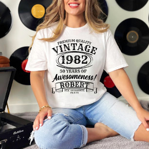 Personalisierter Vintager Geburtstag bis zur Perfe T-Shirt