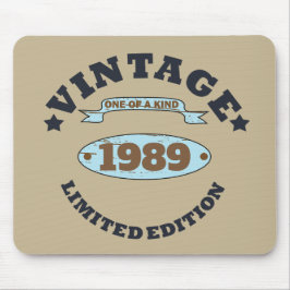 Personalisierter Vintager Geburtstag Mousepad