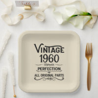 Personalisierter Vintager Geburtstag schwarz