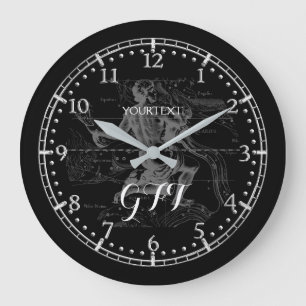 Personalisierter Vintager Große Wanduhr