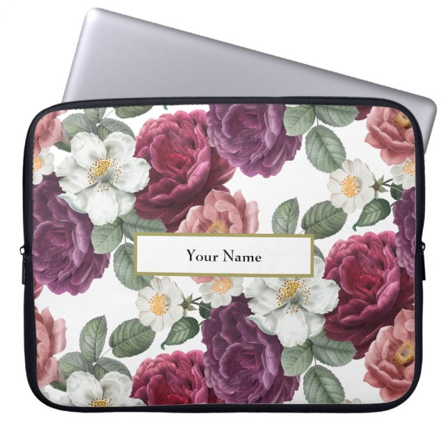 Personalisierter Vintager Laptop-Case-Sleeve Laptopschutzhülle (Vorderseite)
