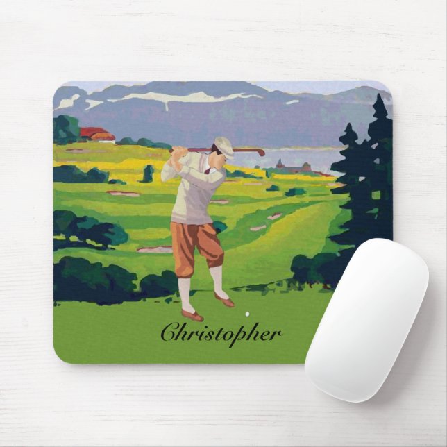 Personalisierter Vintager Stil Mousepad (Mit Mouse)
