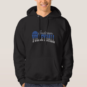 Personalisierter Volleyball Spieler ADD NAME Team Hoodie