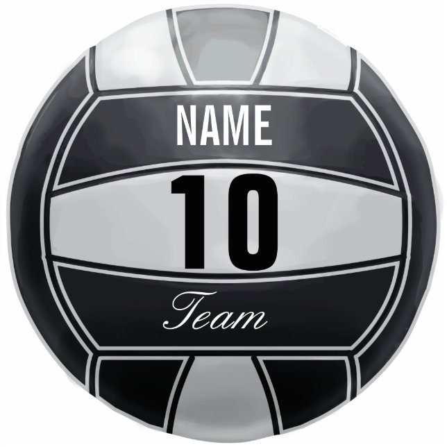 Personalisierter Volleyball-Sport-Liebhaber Fotoskulptur Schlüsselanhänger (Vorne)