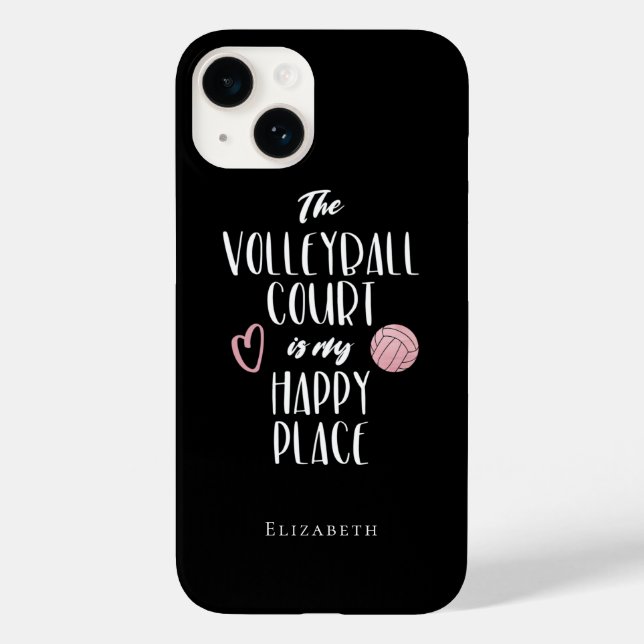 personalisierter Volleyballplatz Case-Mate iPhone Hülle (Rückseite)