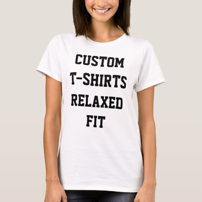 Personalisierter, von Frauen RELAXED FIT-T - SHIRT (Vorderseite)