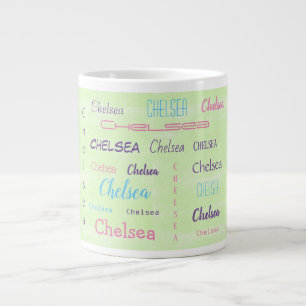 Personalisierter Vorname Schrifttyp Schriftart Ben Jumbo-Tasse