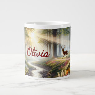 Personalisierter Waldglaubensbecher - Spezialbeche Jumbo-Tasse
