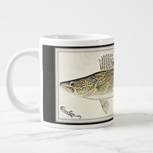 Personalisierter Walleye-Pike Jumbo-Tasse