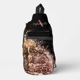 Personalisierter Wasserfall Crossbody Bag