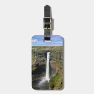Personalisierter Wasserfall in Island - Gepäckmark Gepäckanhänger