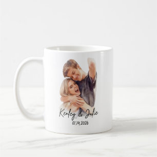 Personalisierter Wasserfarben-Foto-Keramikbecher, Kaffeetasse