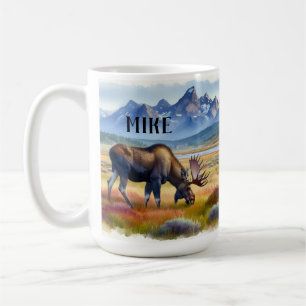 Personalisierter Wasserfarben-Kaffeebecher mit Ala Kaffeetasse