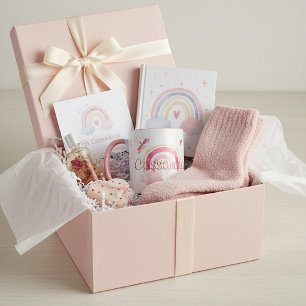 Personalisierter Wasserfarben-Regenbogen Tasse