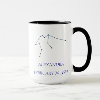 Personalisierter Wassermann-Sternbild-Becher - Ben Tasse