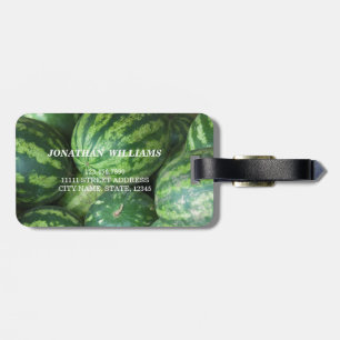 Personalisierter Watermelon-Hintergrund Gepäckanhänger