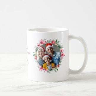 Personalisierter Weihnachts-Familienfoto-Mug Kaffeetasse