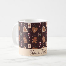 Personalisierter Weihnachts-Gingerbread-Mug