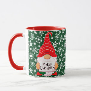 Personalisierter Weihnachts-Gnom-Becher Tasse