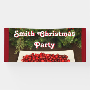 Personalisierter Weihnachts-Party-Banner Banner