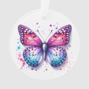 Personalisierter Weihnachts-Schmetterling Ornament