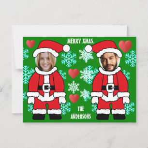 Personalisierter Weihnachtsanfang Postkarte
