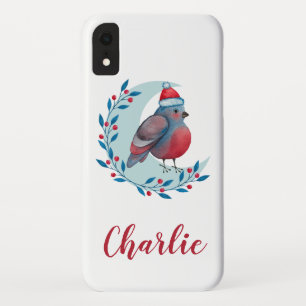 Personalisierter Weihnachtsbär auf dem Mond Case-Mate iPhone Hülle