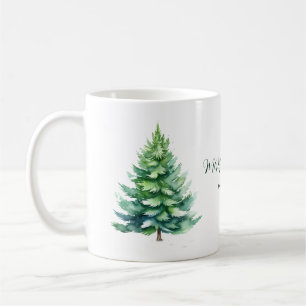 Personalisierter Weihnachtsbaum Kaffeetasse