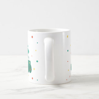 Personalisierter Weihnachtsbaum-Name-Becher Kaffeetasse